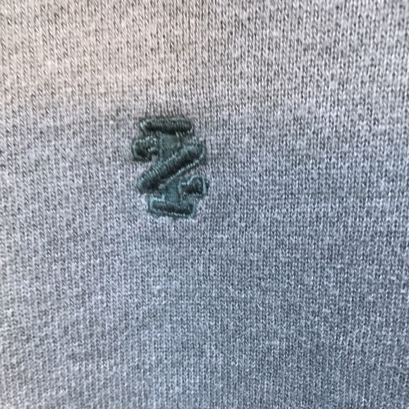 Izod Saltwater 1/4 zip Long Sleeve, Mossy Green, Fleece Shirt, Size Medium - Picture 4 of 9